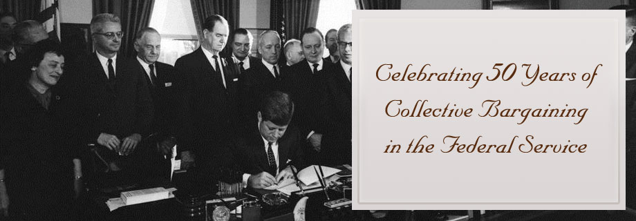 Executive Order 10988 Signing